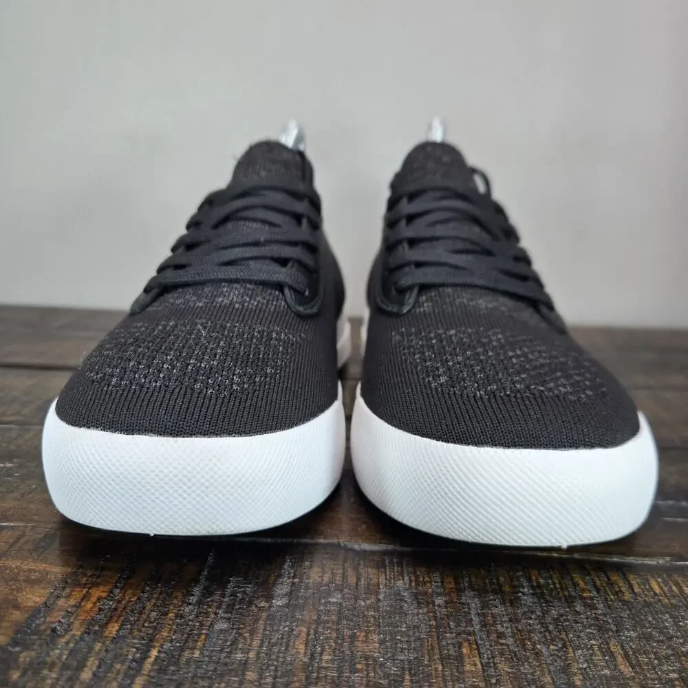 Vessi Weekend 1.5 Sneaker Womens Size 8 Waterproof Shoes Asphalt Black White